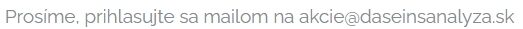 prihlasujte sa mailom na